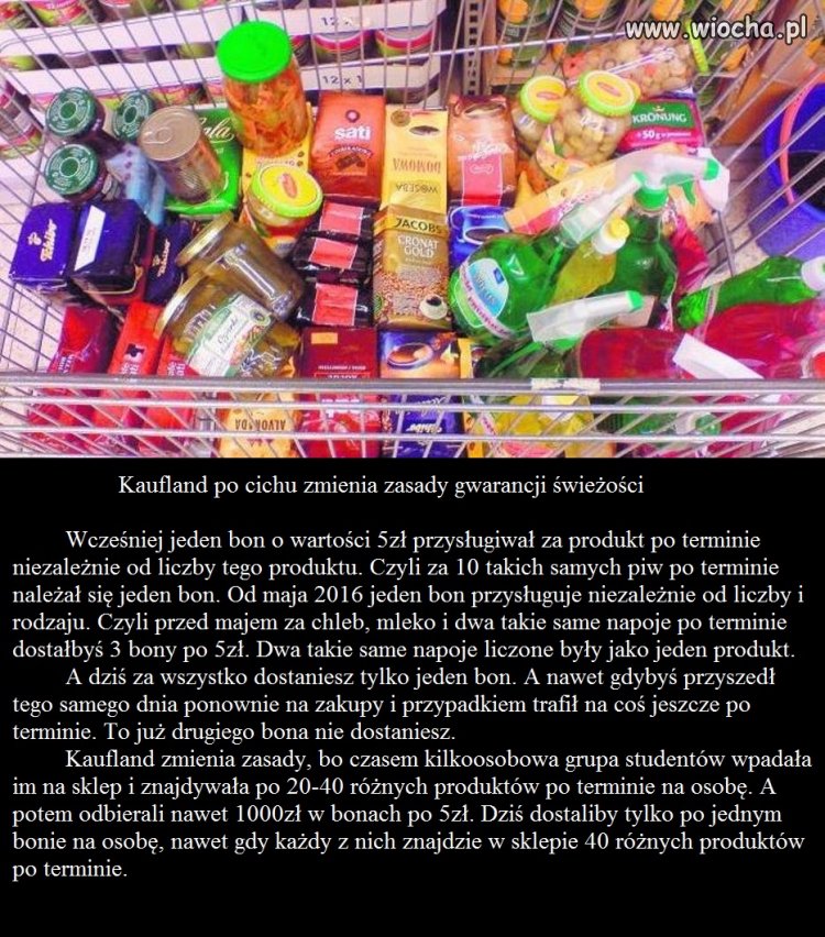 Kaufland nie dał rady z piątkarzami