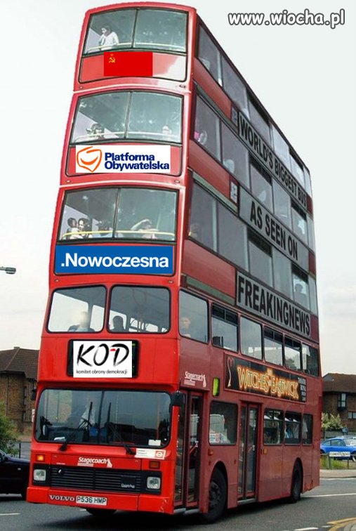 Zakupiono nowe autobusy na następny marsz.