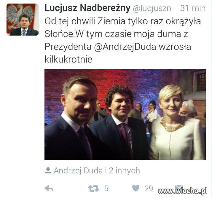 Poziom wazeliniarstwa godny podziwu 