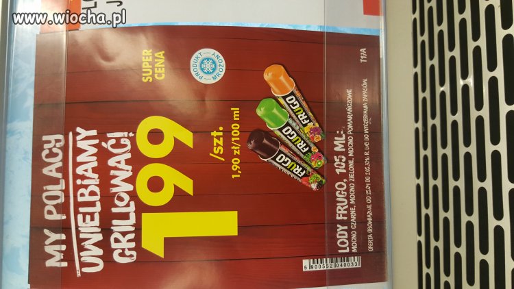 Grillowane lody poleca Biedronka