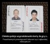 Chińska policja wyprodukowała karty do gry z...