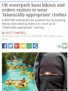 To już przesada...zakaz noszenia bikini w UK