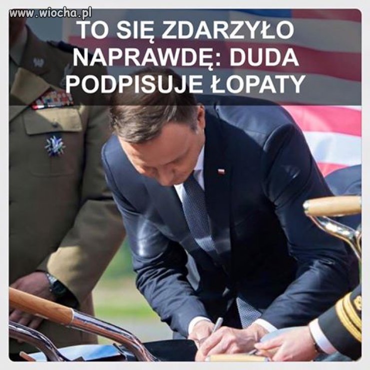 Są tacy co twierdzą że prezydent podpisze wszystko