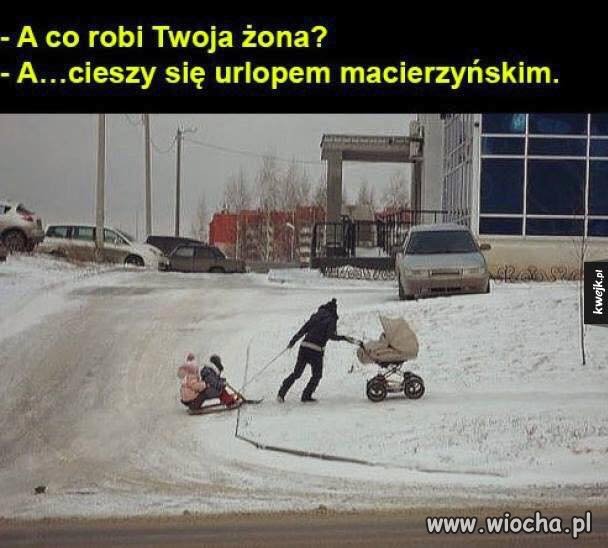 Brakuje jeszcze psa na smyczy...