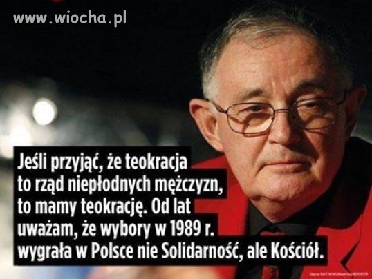 Jedyny zadowolony z przemian po 89 r