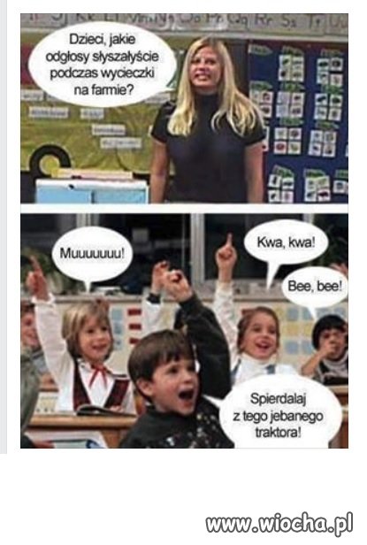 Wycieczka na farmę.