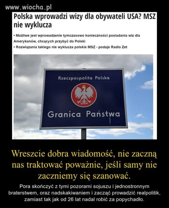 Wizy dla obywateli USA?