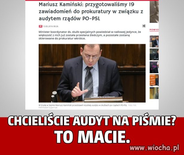 Audyt na piśmie