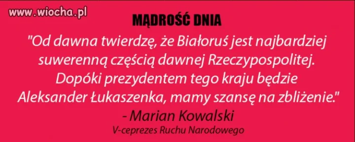 Dokładnie rok temu 