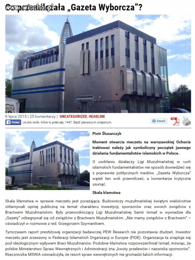 Co przemilczała GW??