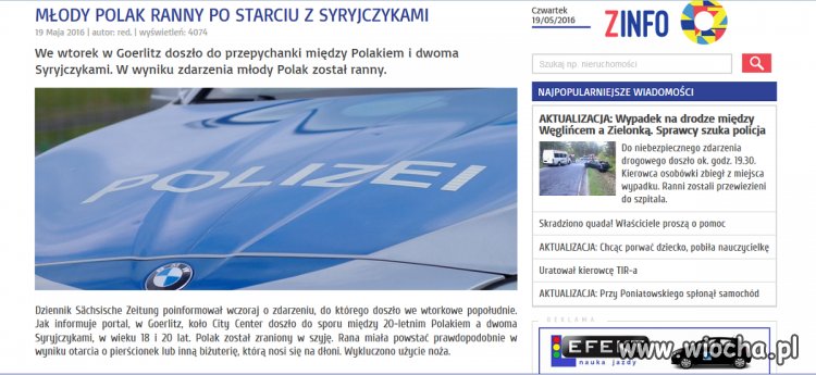 Informajce regionalne 