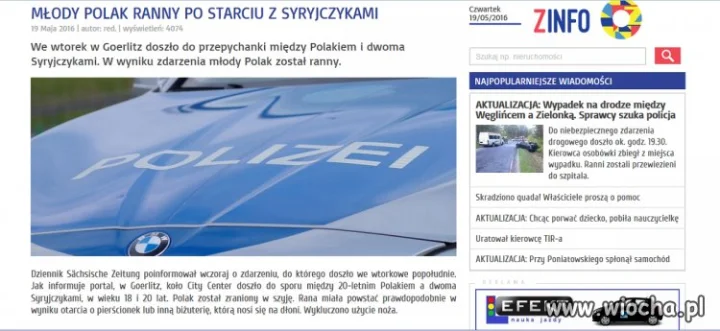 Informajce regionalne 