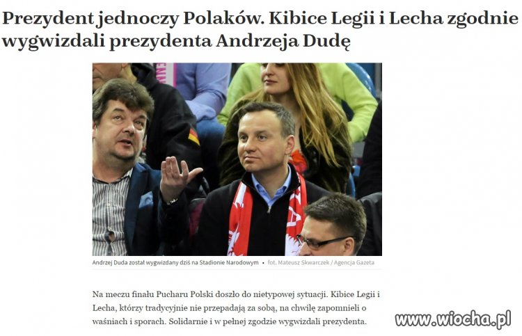 Prezydent jednoczy Polaków!!!