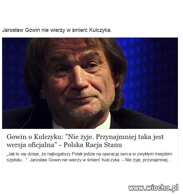 Czy Kulczyk sfingował swoją śmierć ?