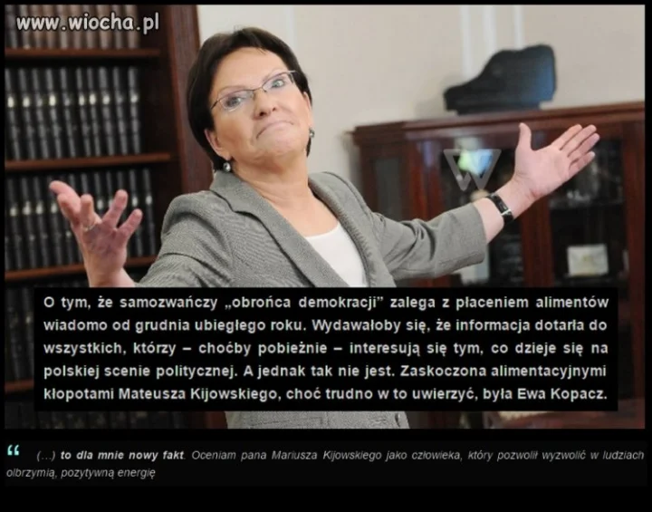 Ewa dopiero teraz dowiedziała się