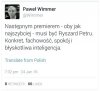Sarkazm na najwyższym możliwym poziomie.