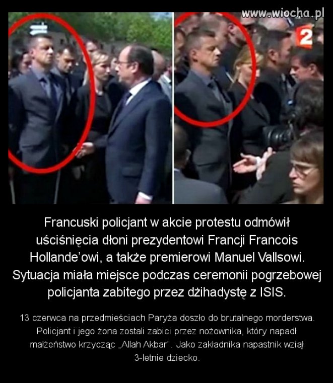 W akcie protestu