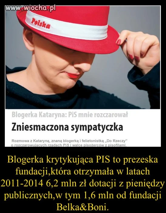 Czyżby następna oderwana od koryta?
