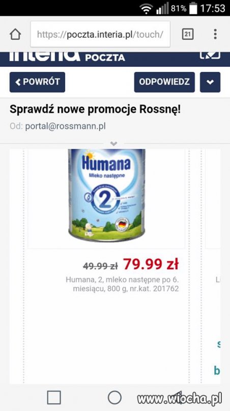 Promocja w rossmannie