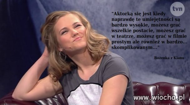 Gra w Klanie czyni aktorem
