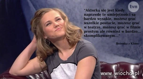 Gra w Klanie czyni aktorem