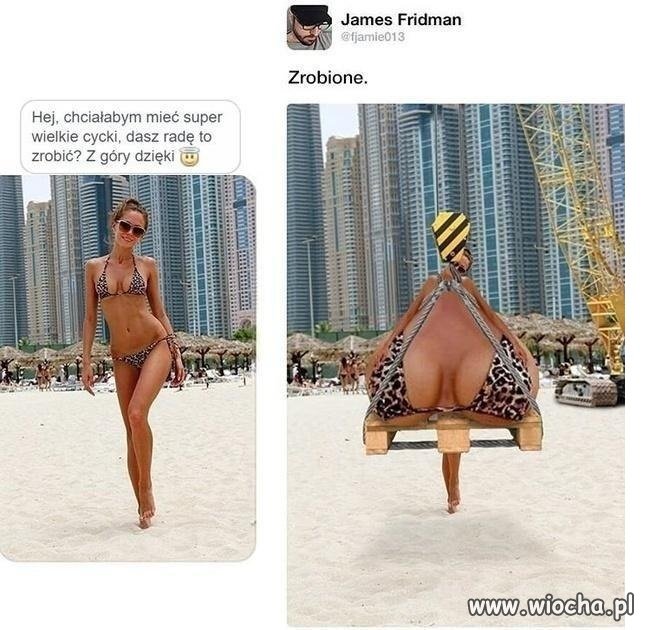Sama chciała