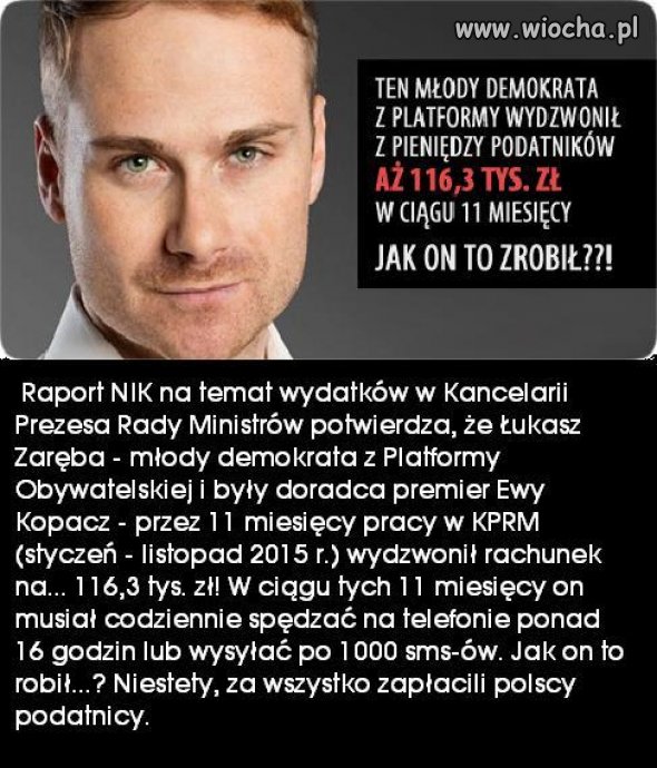 Miał rozmach ...