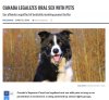 KANADA LEGALIZUJE SEKS ORALNY ZE ZWIERZĘTAMI