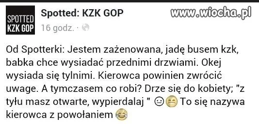 Kierowca z powołaniem
