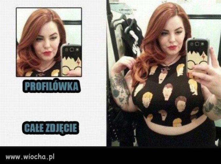 Profilowe i całe zdjęcie.