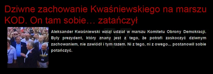 Widać "humorek" już miał   