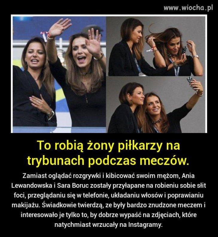 A co tam mecz.. Swoją drogą Pani Lewandowska