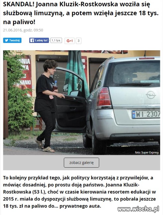 Kolejna "uczciwa" 