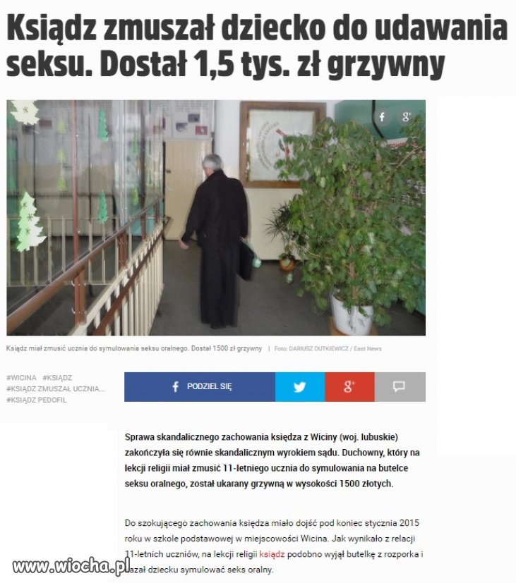 Dotkliwa kara... To go oduczy molestowania dzieci