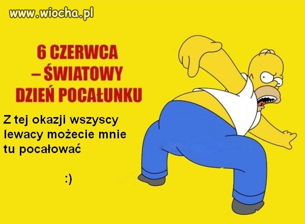Dzień 6 czerwca dniem pocałunku