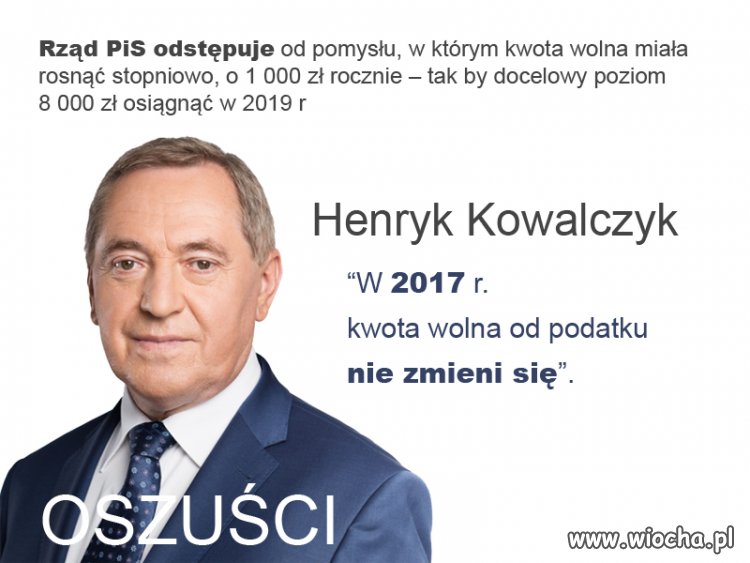 Nie będzie wyższej kwoty wolnej od podatku