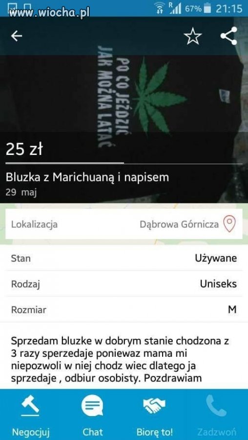 Sprzedaję bo mama kazała