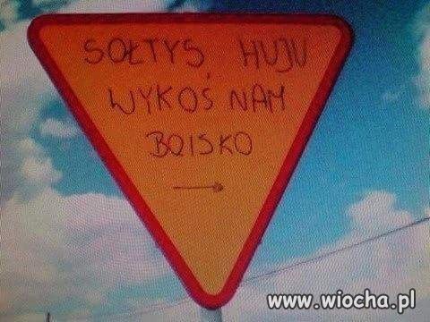 Przekaz dla sołtysa 