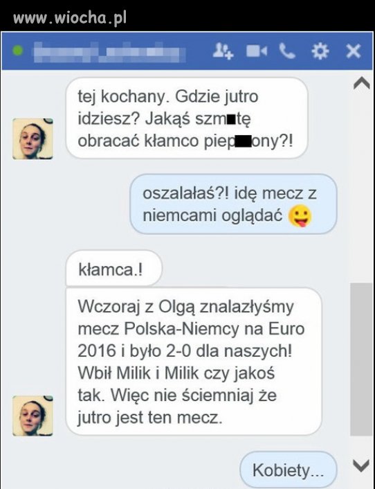 Kłamca...