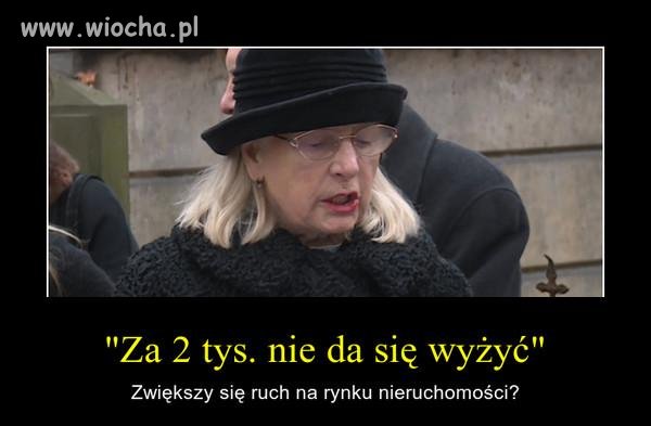 Jak wyżyć za marne 2tyś emerytury