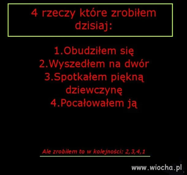 Dzień z życia singla.