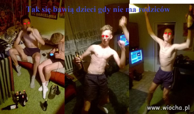 Tak się bawią dzieci gdy nie ma rodziców