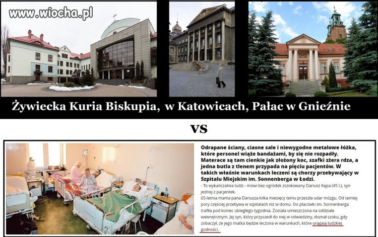 Pałace biskupów to chyba dowód wiary w Boga