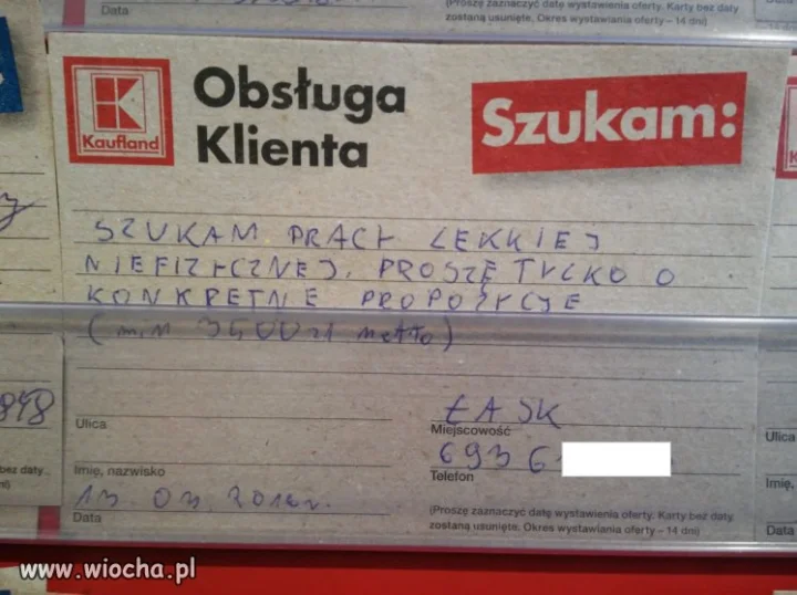 Konkretne ogłoszenie 