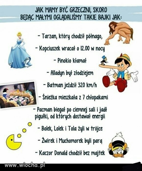 Wpływ bajek na nasze dzieciństwo 
