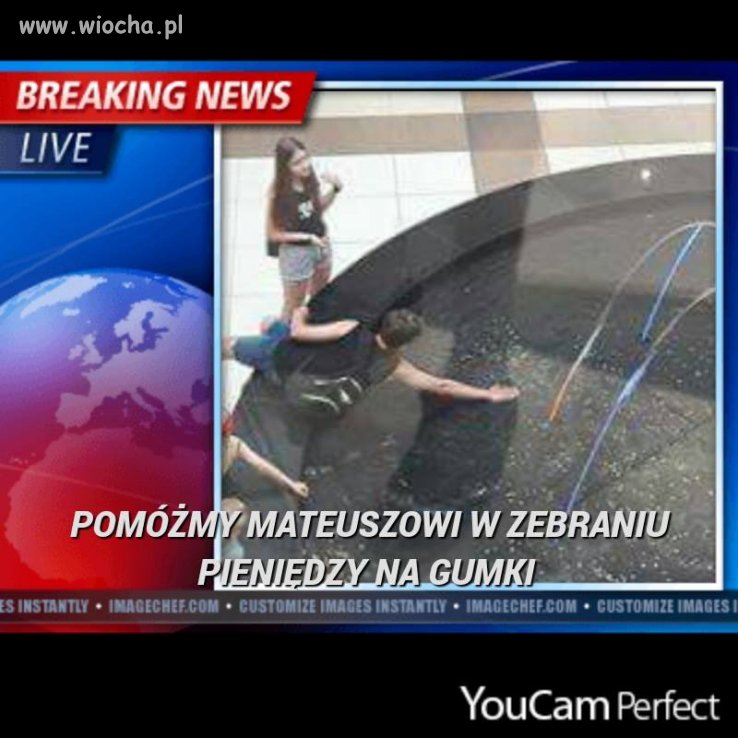 Mateusz zbiera na gumki