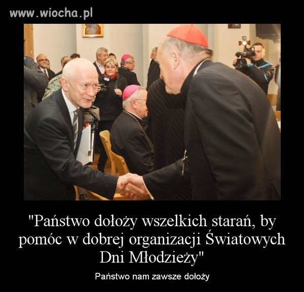 "Cezarowi co należy do Cezara. Bogu, co do Boga"