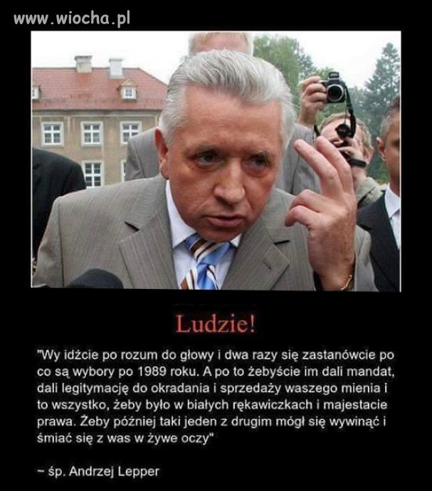 Gdy wypowiadał te słowa wszyscy się z niego śmiali