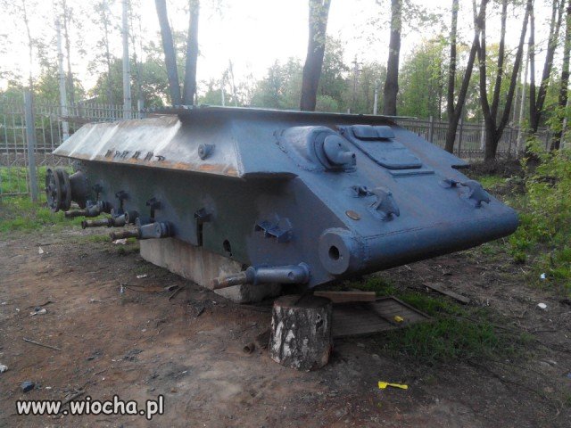 T-34 po spotkaniu ze złomiarzami 