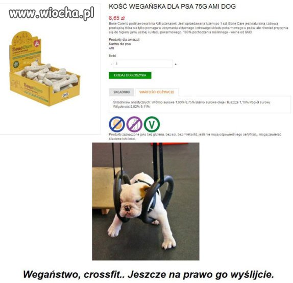 Wegańska kość. 
